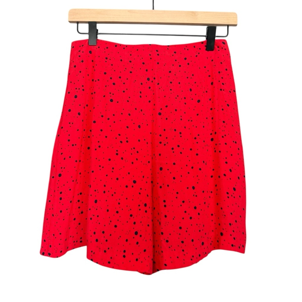 Zara Red and Black Patterned Shorts - Picture 7 of 7
